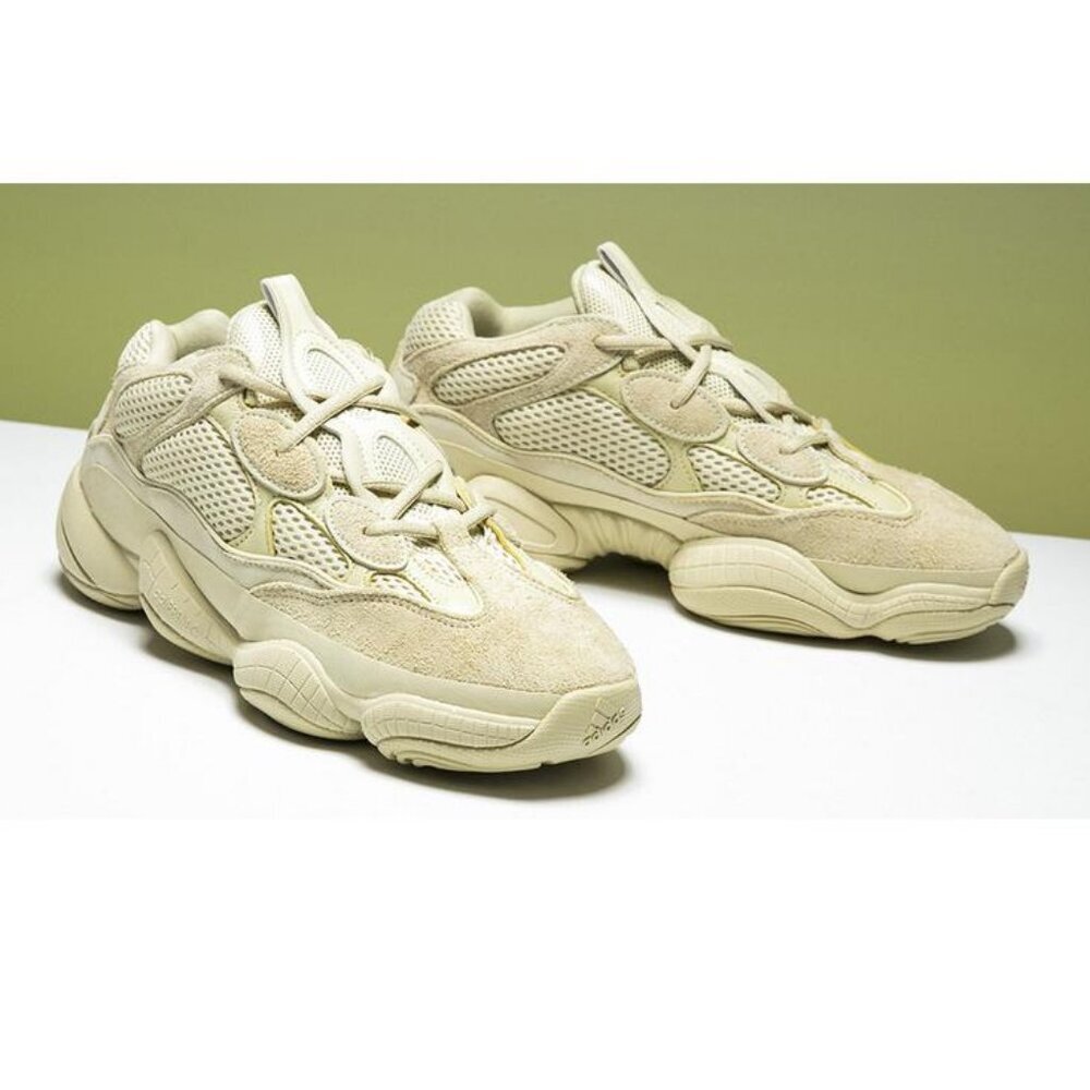 Adidas Yeezy 500 Super Moon Yellow Sneakers Streetwear Tennis Shoes Athletic 5.5